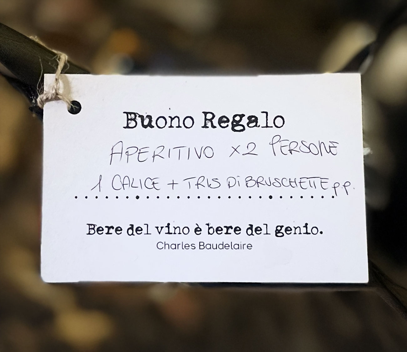 Carta Regalo Piano.V Osteria & Cantina Carta Regalo Piano.V Osteria & Cantina - Pietramelara digitale per vini e prodotti enogastronomici italiani